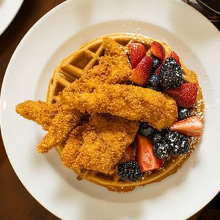 Fried Chicken and Waffle